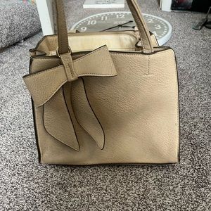 Beige handbag